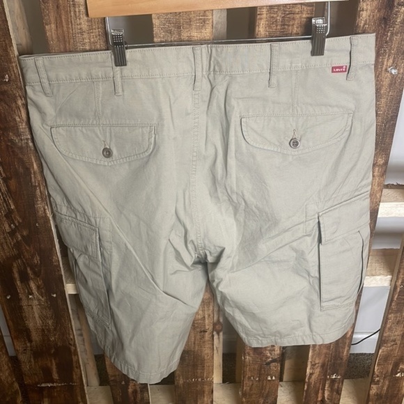 Levi’s shorts Men’s Tan Carpenter Cargo bottom Sz 38 - Picture 9 of 9